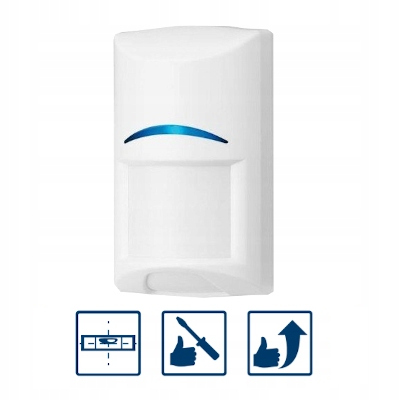 PRZEWODOWY CZUJNIK RUCHU PIR BOSCH ISC-BPR2-W12 ZE STREFĄ PODEJŚCIA