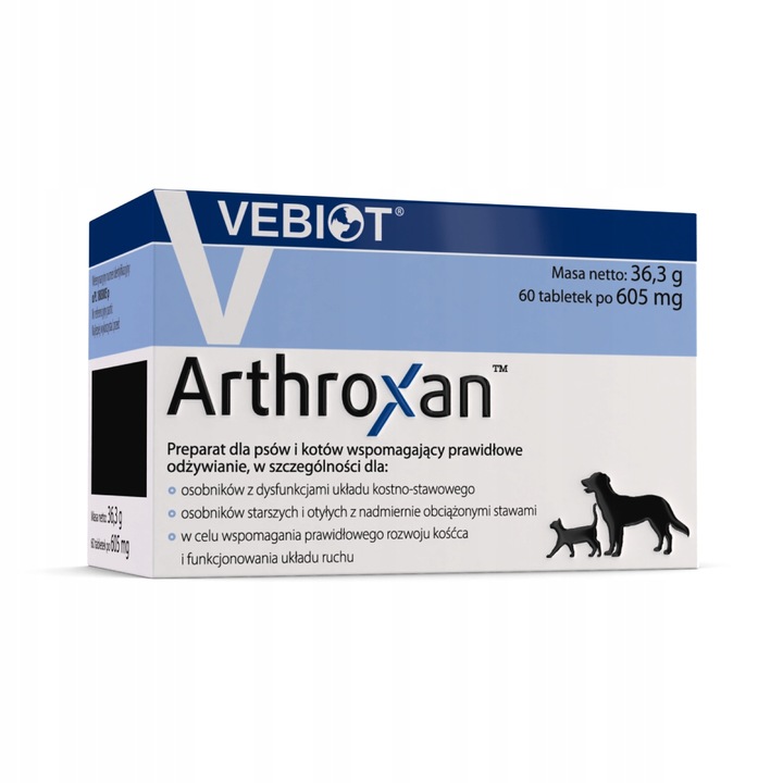 Vebiot Arthroxan 60 tabletek pies kot