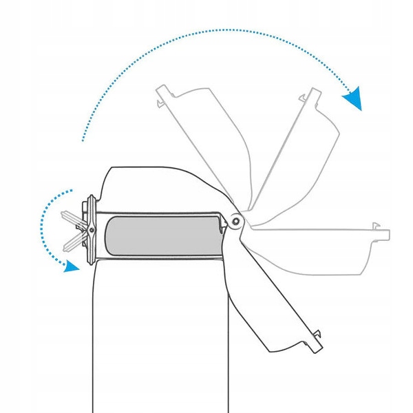 TERMOS BIDON TERMICZNY ZIMOWY TURYSTYCZNY OBÓZ NARTY STOK ION8 0,92 L