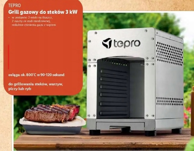 Grill gazowy do steków i nietylko TEPRO Toronto Basic 3366
