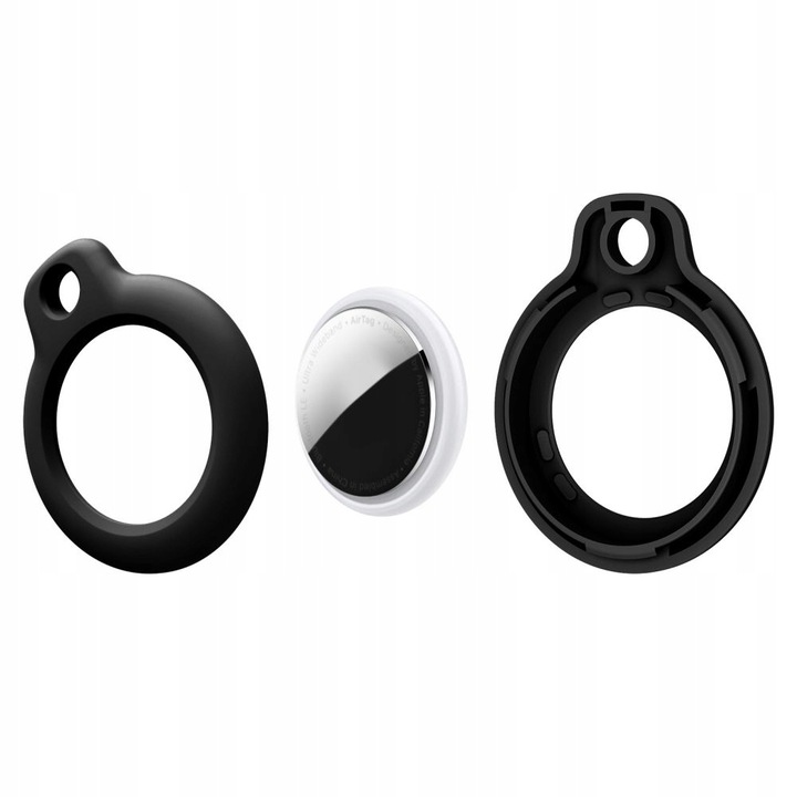 TECH-PROTECT ROUGH 2-PACK DO APPLE AIRTAG BLACK POKROWIEC CASE