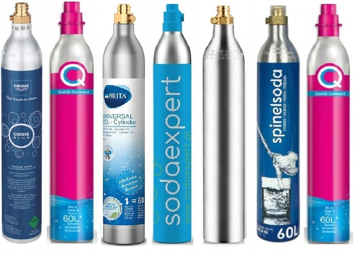 3 X NABICIE BUTLI CO2 RÓŻOWA BUTLA