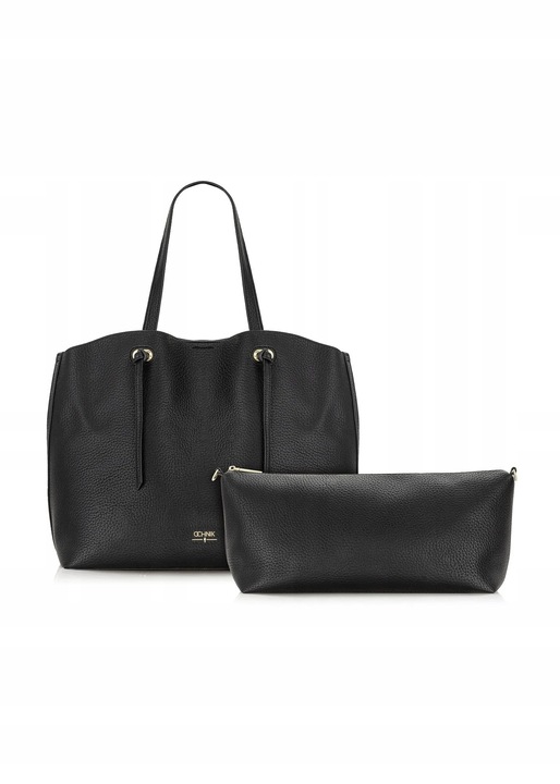 OCHNIK Duża czarna torebka shopper TOREC-0995A-99(Z25)