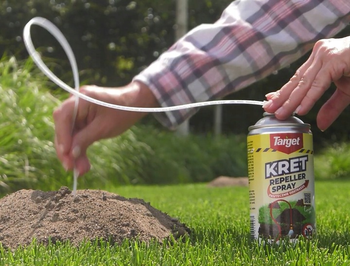 SPECJALNY KRETY REPPELLER SPRAY 400ml ODSTRASZACZ KRETA KRETOŁAP KRETOGROM