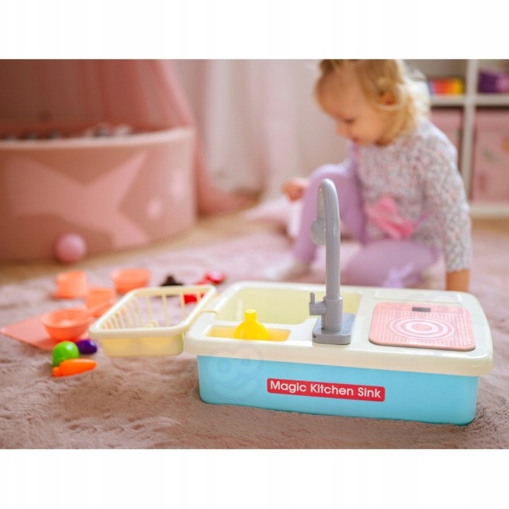 ZLEW ZLEWOZMYWAK KUCHNIA AGD KRAN WODA NACZYNIA AKCESORIA GOTOWANIE KUCHARZ