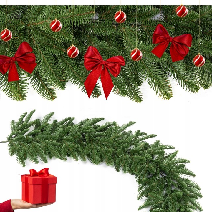 Girlanda Jodła 100% PE gęsta jak naturalna 110 cm dekoracja na święta HIT