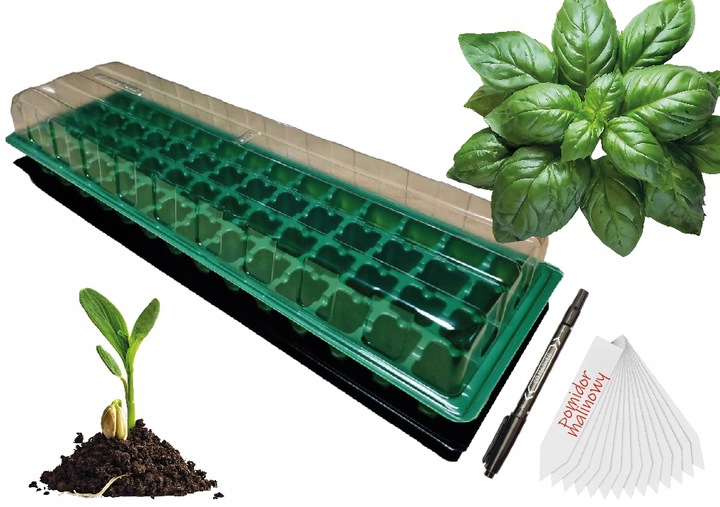 ZESTAW DO WYSIEWU POMIDORY GRUNTOWE NASIONA + INSPEKT + PODŁOŻE + TABLICZKI