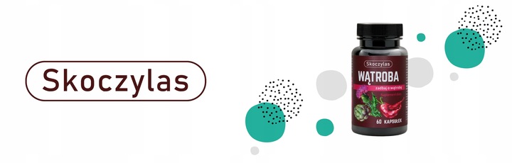 Skoczylas WĄTROBA Ostropest Plamisty Karczoch 60 kapsułek Zdrowa wątroba