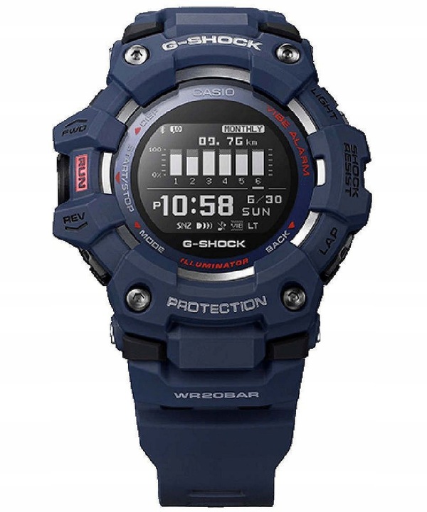 Zegarek Casio G-SHOCK G-SQUAD Bluetooth Sync Step Tracker Casio-GBD-100-2ER