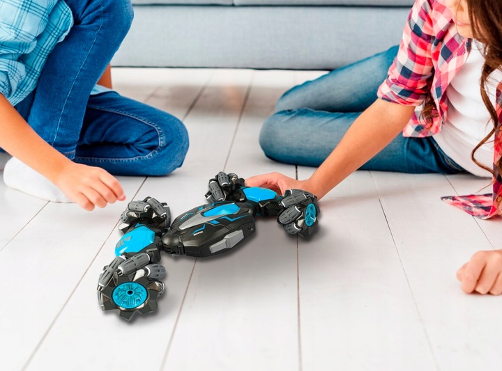 SAMOCHÓD ZDALNIE STEROWANY RC RĘKĄ GESTAMI PILOT AUTO PODŚWIETLENIE LED 4x4