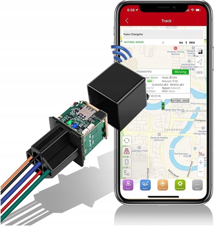 Lokalizator GPS odcięcie paliwa pojazdu przekaźnik
