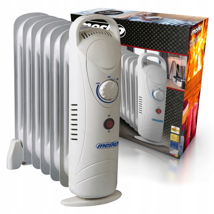 Grzejnik olejowy Mesko MS 7804 biały 700 W
