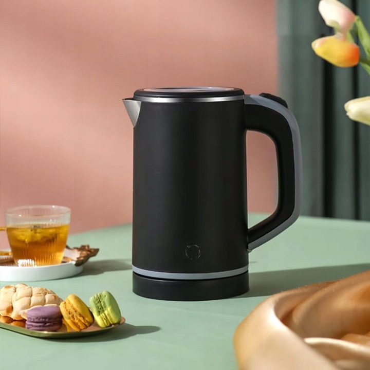 CZAJNIK ELEKTRYCZNY TURYSTYCZNY PODRÓŻNY CICHY MAŁY 600 W 0,8L CZARNY