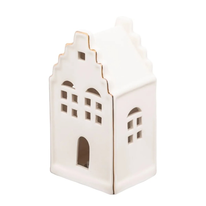 Ozdoby świąteczne Domki Led 3 szt świeczniki Altom Design Prezent Mikołajki