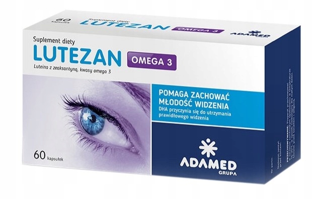 Lutezan Omega 3 60 kapsułek WZROK OCZY