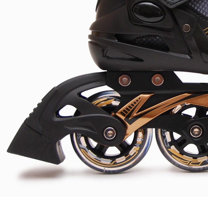 Łyżworolki alumin płoza rozm 40 Koła PU 80mm ABEC7