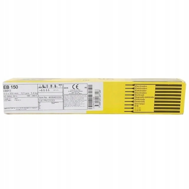 Elektrody Zasadowe Spawalnicze Do Spawania EB 150 fi 3,2x450 - 6 kg ESAB