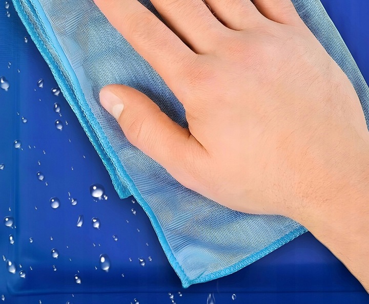 MATA CHŁODZĄCA DLA PSA DUŻA XXL 110x70cm żelowa legowisko PREMIUM GRUBA 4kg