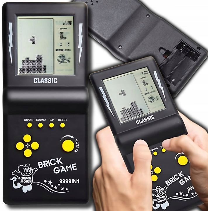 Konsola Gra Elektroniczna RETRO Kieszonkowa Tetris Snake Wężyk Zręcznościow