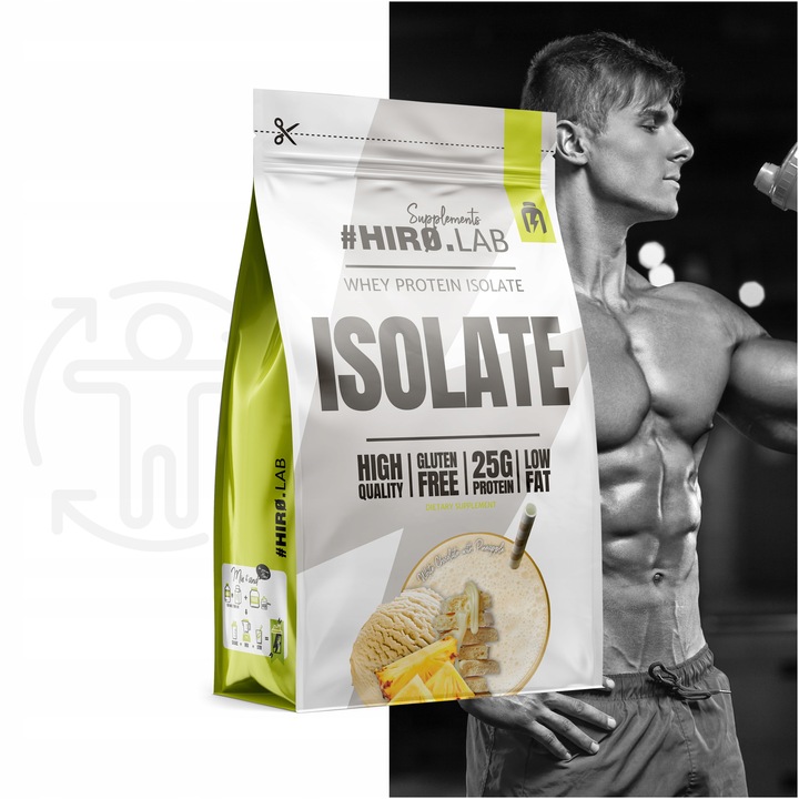Izolat Białka BIAŁKO 700 g WPI ISO Whey Protein Isolate Ananas Hiro