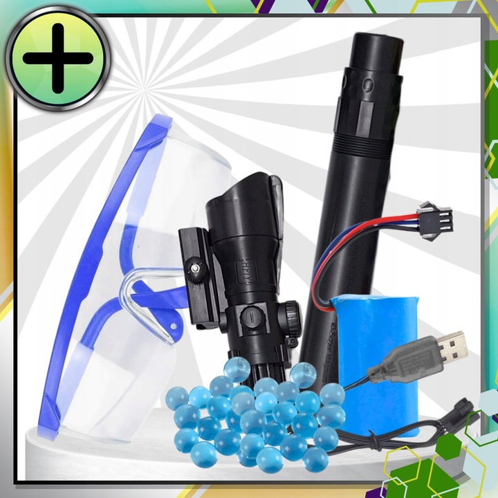 _ P90 PISTOLET KARABIN AUTOMAT NA KULKI ŻELOWE_