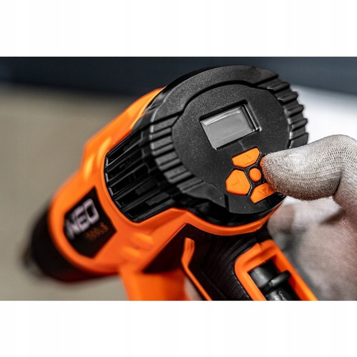 NEO SIECIOWA OPALARKA NAGRZEWNICA LCD 2000W 50 - 600C 04-710 + WALIZKA