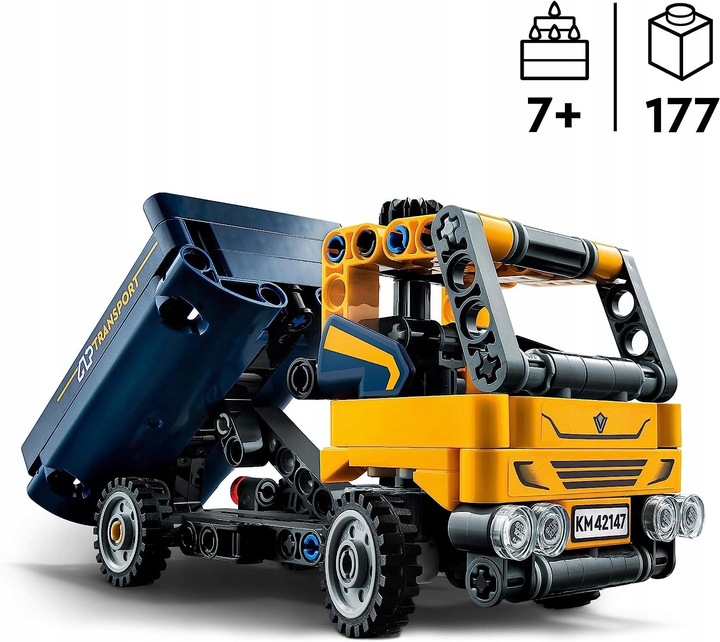 LEGO Technic 90087465 lego technic koparka wywrotka ciężarówka