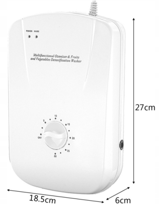 OZONATOR POWIETRZA GENERATOR OZONU JONIZATOR DOMOWY SAMOCHODOWY + TIMER