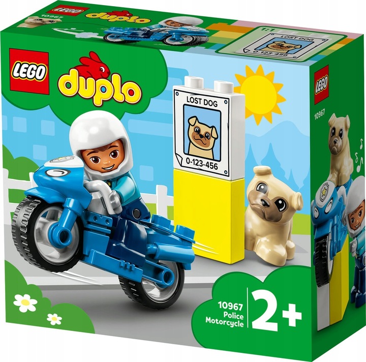 LEGO DUPLO 10967 Motocykl policyjny