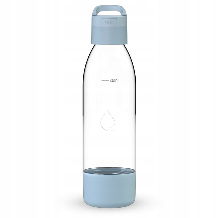 PushAir Butelka do Saturatora Dafi z Uchwytem 0,7 Lazurowa