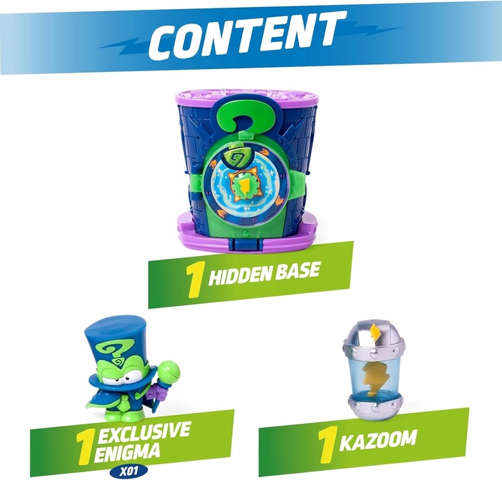 SuperThings Hidden Base Enigma kryjówka Kazoom Power Super Zings Things