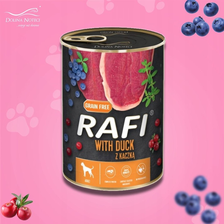 KARMA MOKRA dla PSA DOLINA NOTECI RAFI PAKO mix smaków 12 x 400 puszka