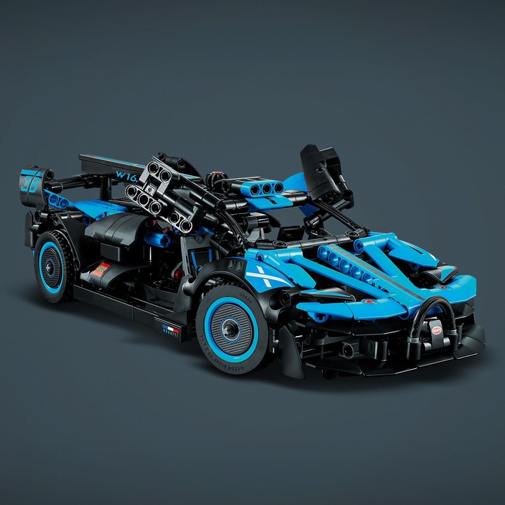 LEGO Technic Model Samochód Wyścigowy Auto Bugatti Bolide Agile Blue 42162