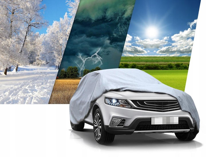 POKROWIEC NA SAMOCHÓD WODOODPORNY DUŻY PLANDEKA NA AUTO