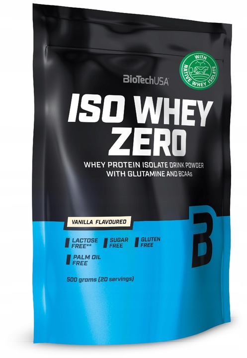 BIOTECH ISO WHEY ZERO 1000g PROTEIN ISOLATE WPI EAA 2x500g Sernik Cytrynowy