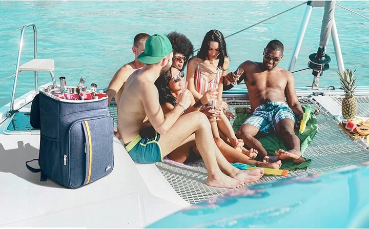 DUŻA POJEMNOŚĆ 18L IZOLACJA PIKNIK PLECAK TORBA DO PRZECHOWYWANIA ŻYWNOŚCI