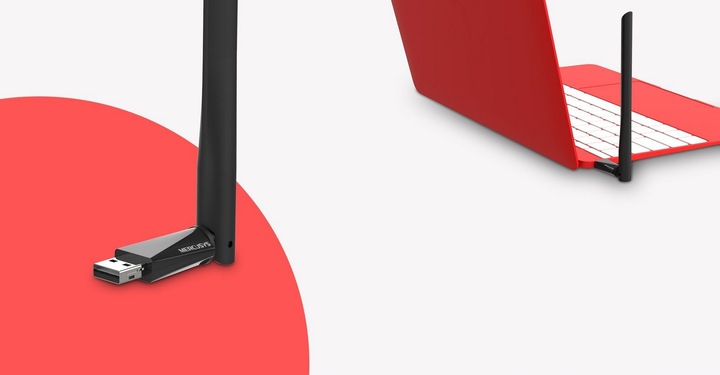 Karta sieciowa WIFI USB TP-LINK Adapter AC650 + ANTENA 5GHz Zewnetrzna DUAL