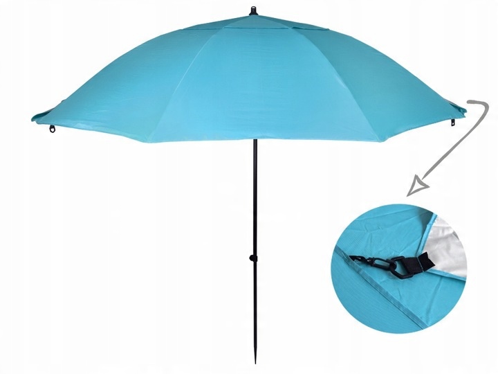 Parasol Plażowy Chalkidiki Para Sole UPF 50+ na Plażę do Ogrodu SS0784