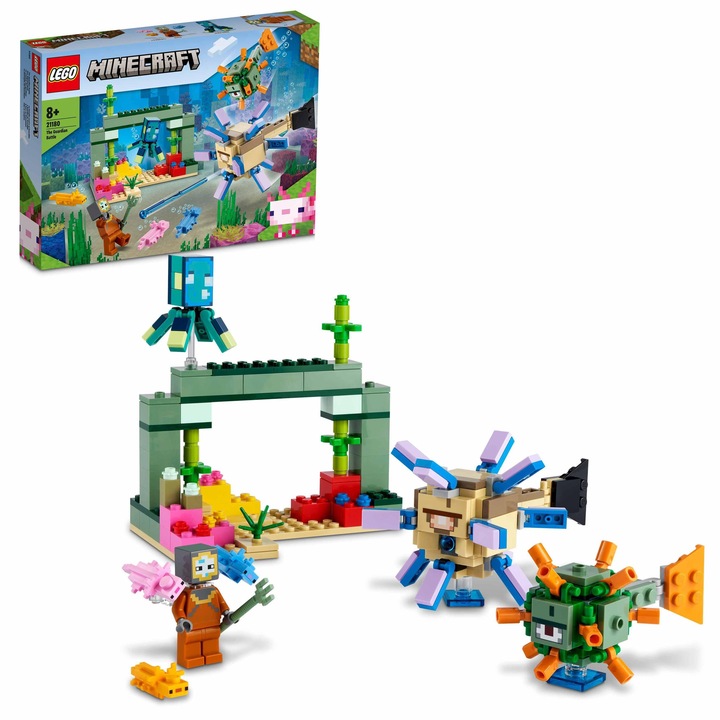 LEGO Minecraft 21180 Walka ze strażnikami