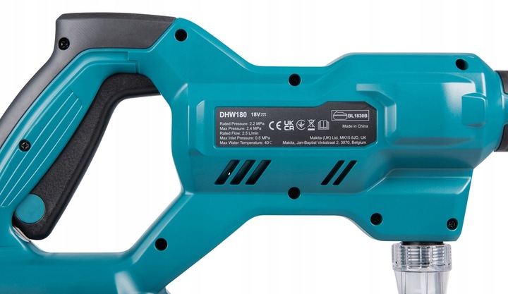 MAKITA DHW180Z MYJKA CIŚNIENIOWA AKUMULATOROWA 18V 24/8 BAR - Makita PL -
