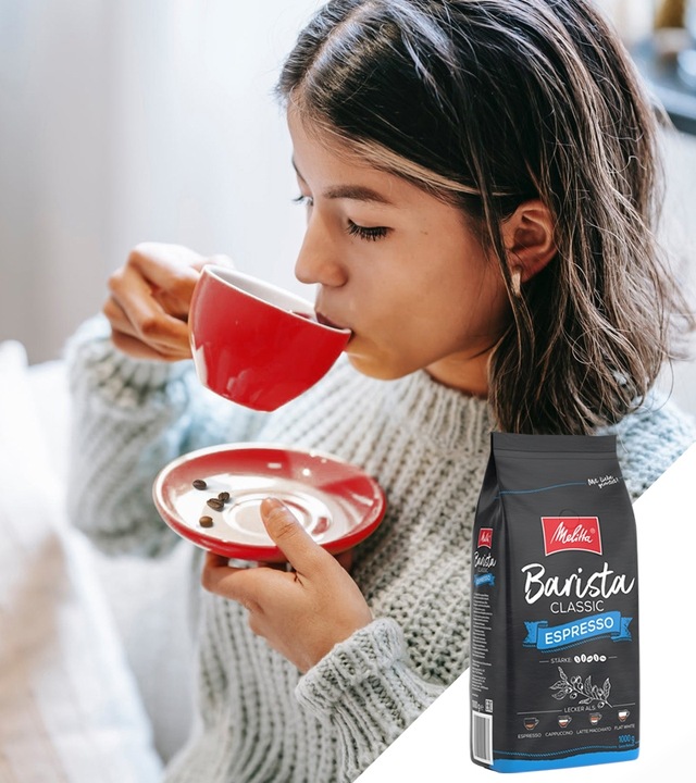 Kawa ziarnista MELITTA BARISTA ESPRESSO 1kg | intensywna Arabica / Robusta