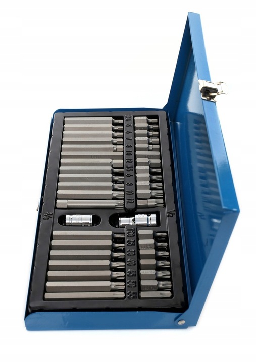 KLUCZE TORX SPLINE IMBUSOWE 40 el. CrV WYS. JAKOŚĆ