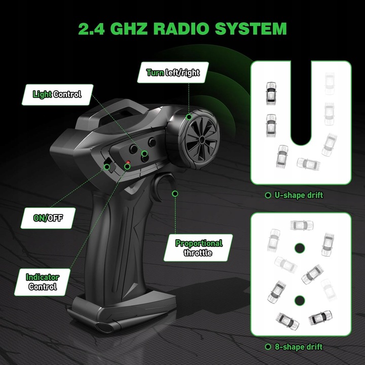 Auto Zdalnie Sterowane Driftu do Samochód Sterowany RC Na Pilot 1 m6mt9m