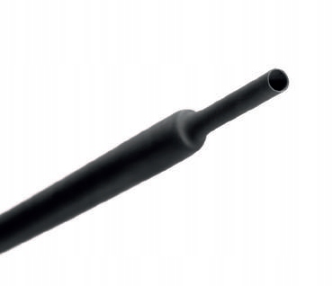 Rurki termokurczliwe 2:1 CZARNE 4,8/2,4/ 50x1m