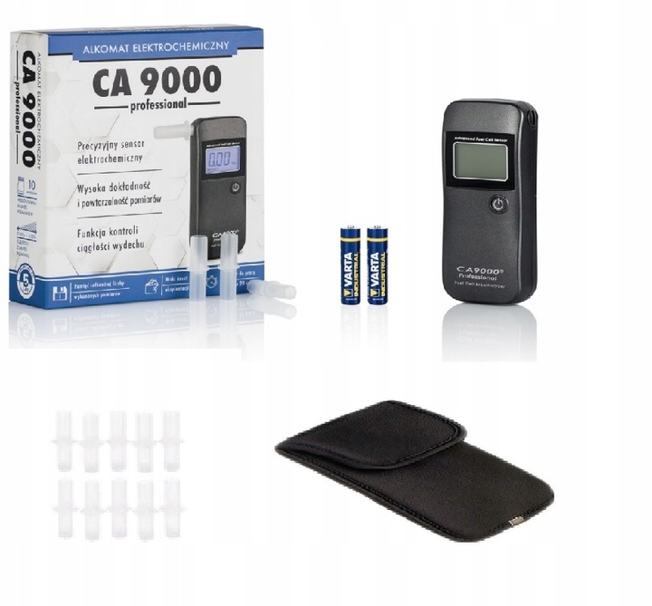 Alkomat CA 9000 PRO+ pokrowiec ustniki 100 szt