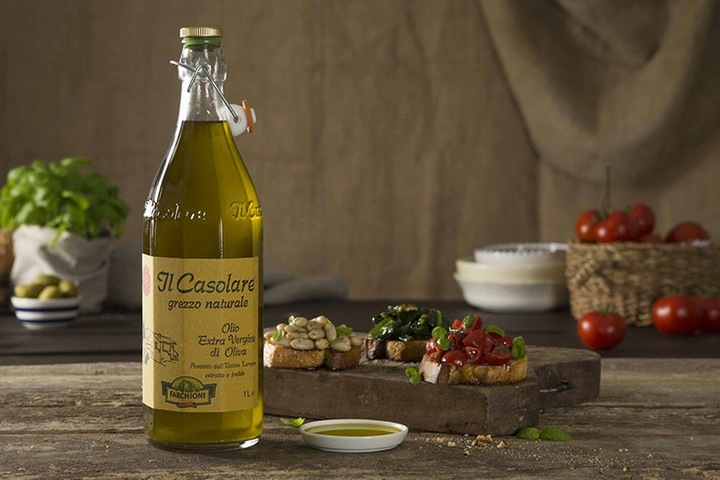 OLIWA EXTRA VERGIN NIEFILTROWANA 1L FARCHIONI data przydatności 04.06.2027