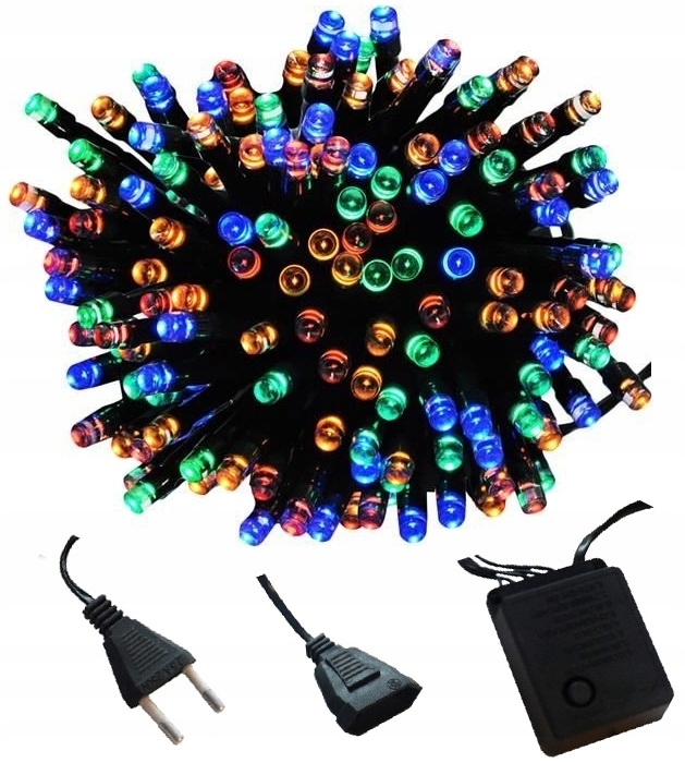 LAMPKI CHOINKOWE 300 LED PROGRAMATOR MULTIKOLOR
