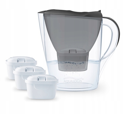 DZBANEK FILTRUJĄCY AQUALOGIS + 3 WKŁADY WYMIENNE