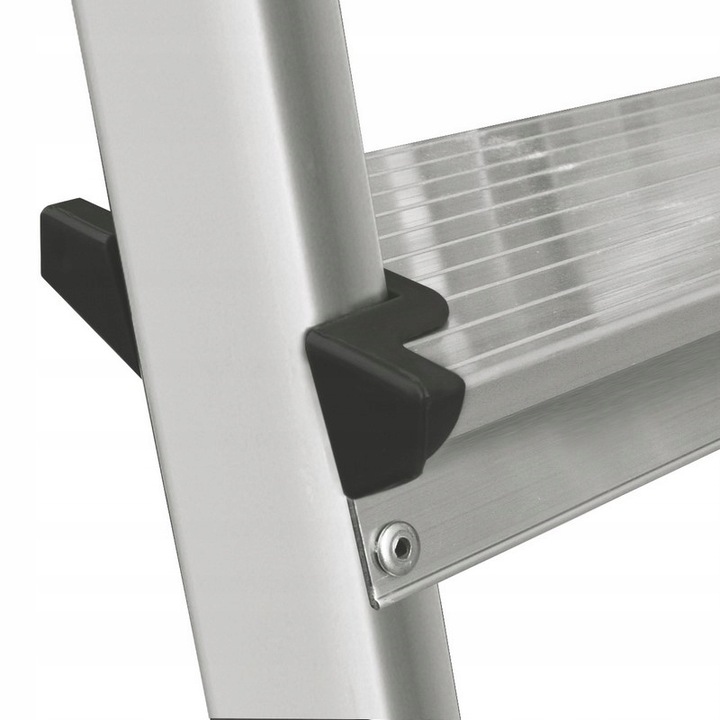 Drabina aluminiowa jednostronna 4 stopnie wytrzymałość 125 kg Magazynuj