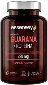 Essensey Kofeina + Guarana 90 kapsułek